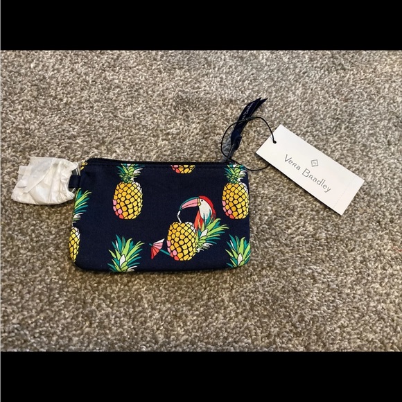 Set of 2 Vera Bradley zip ID wallets- “Tangerine Twist” & “Toucan Party”Black - Picture 9 of 9